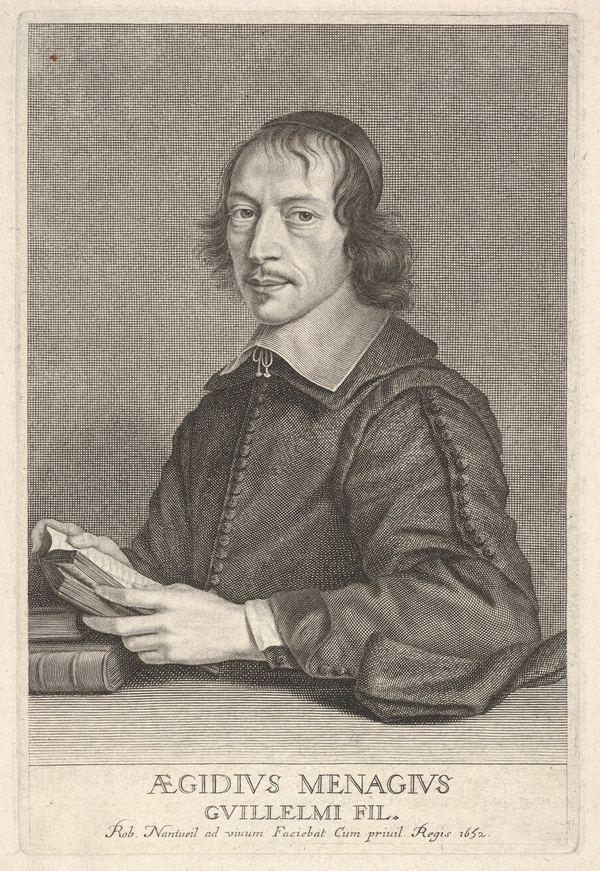 Gilles Ménage, ca. 1652 de Robert Nanteuil