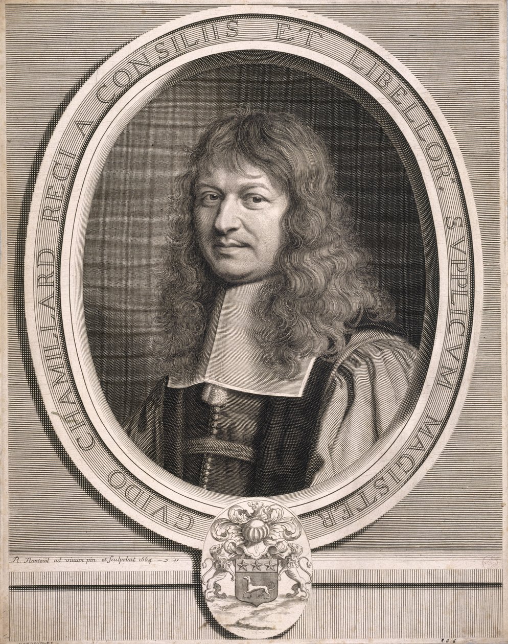 Guido Chamillard, mestre dos requerimentos. 1664. de Robert Nanteuil