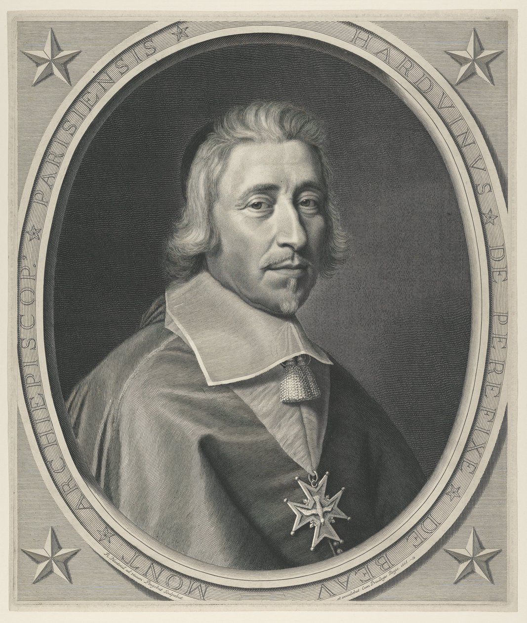 Hardouin de Beaumont de Pérefixe, arcebispo de Paris de Robert Nanteuil