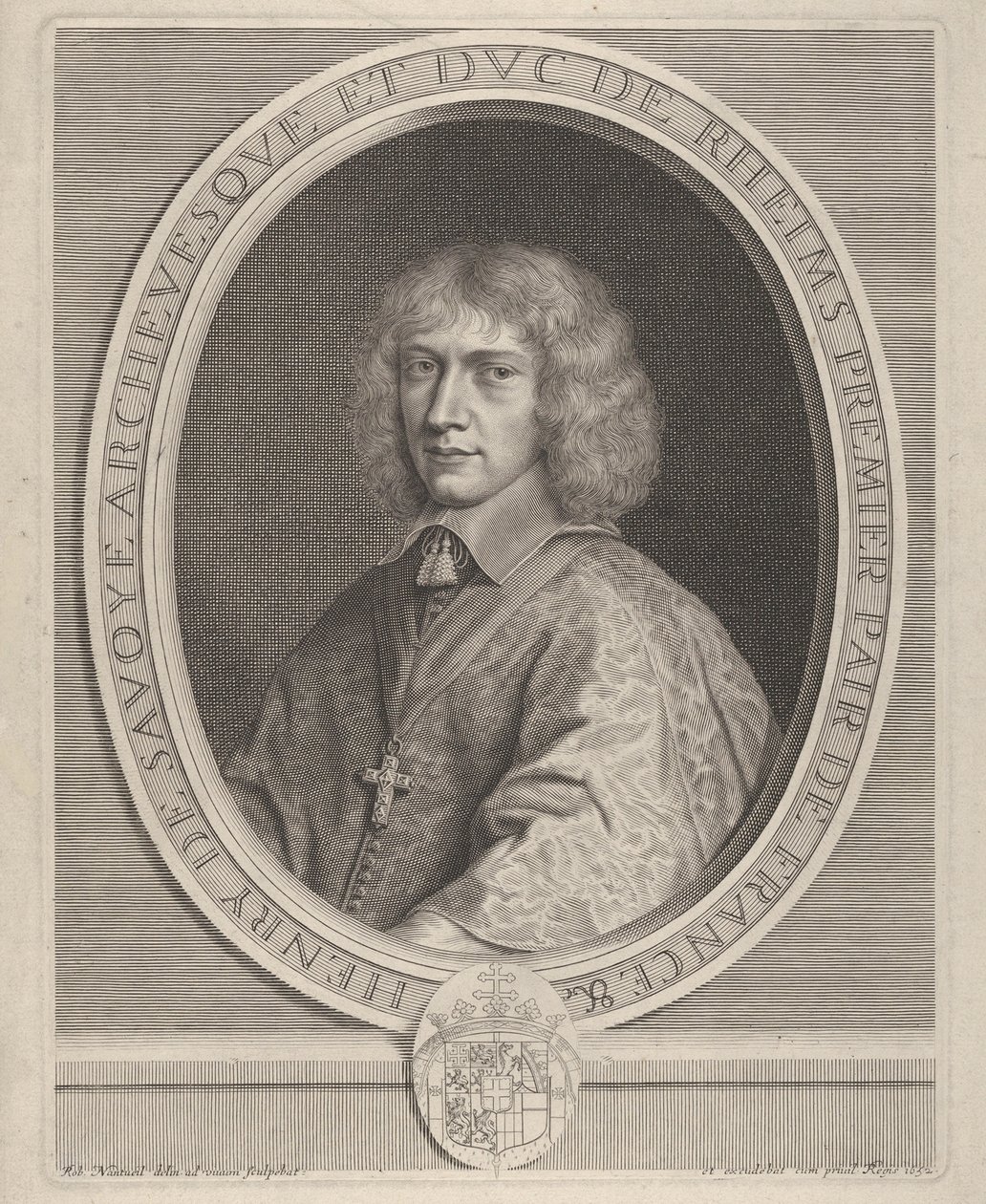 Henrique II de Sevilha, ca. 1651 de Robert Nanteuil