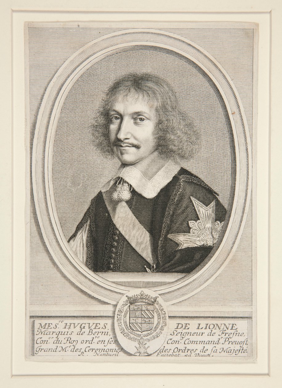 Hugues de Lionne, Marquês de Berni (1611-1671) de Robert Nanteuil