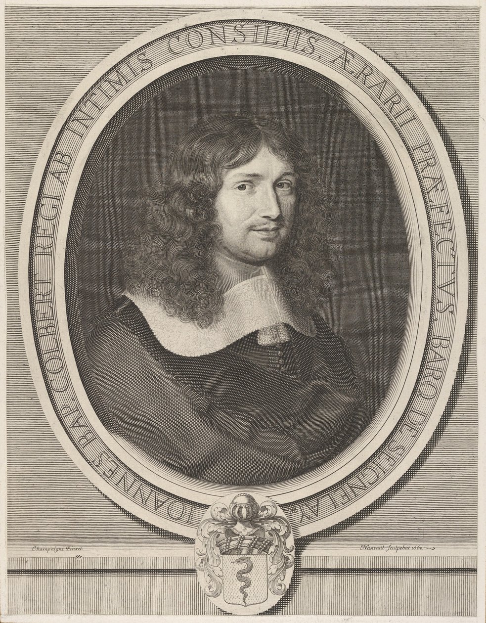Jean-Baptiste Colbert, 1660. de Robert Nanteuil