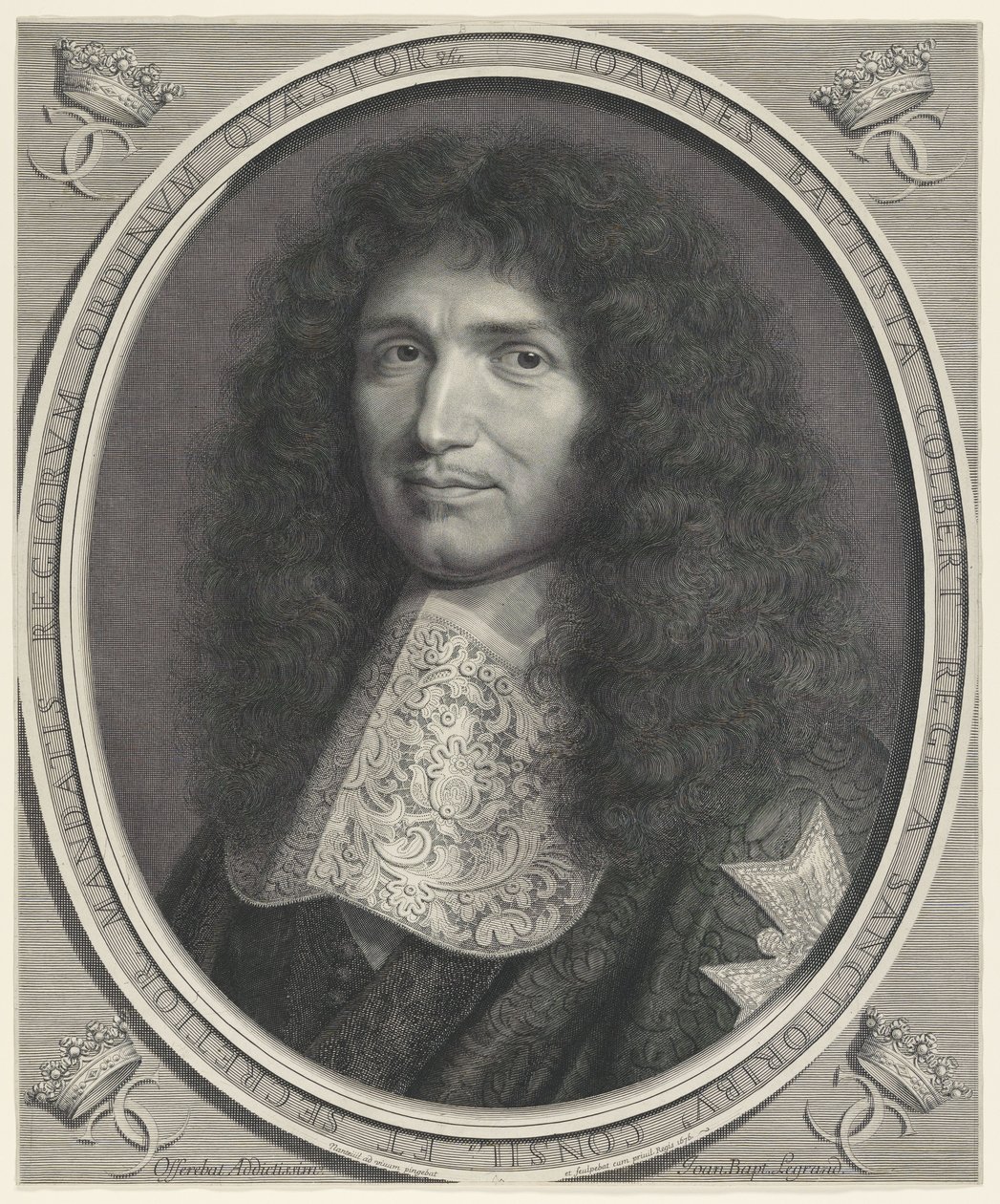 Jean Baptiste Colbert (1619-1683) de Robert Nanteuil