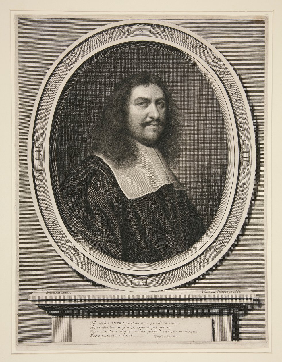 Jean Baptiste van Steenberghen, Conseiller du Roi au Conseil de Flandre (Conselheiro do Rei no Conselho da Flandres) de Robert Nanteuil