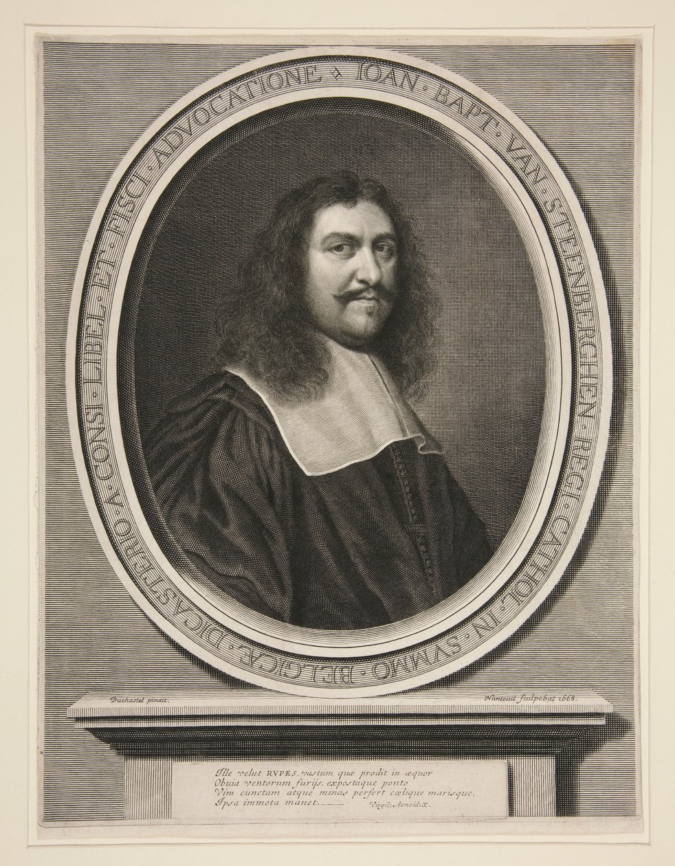 Jean Baptiste van Steenberghen, conselheiro do rei no Conselho da Flandres de Robert Nanteuil
