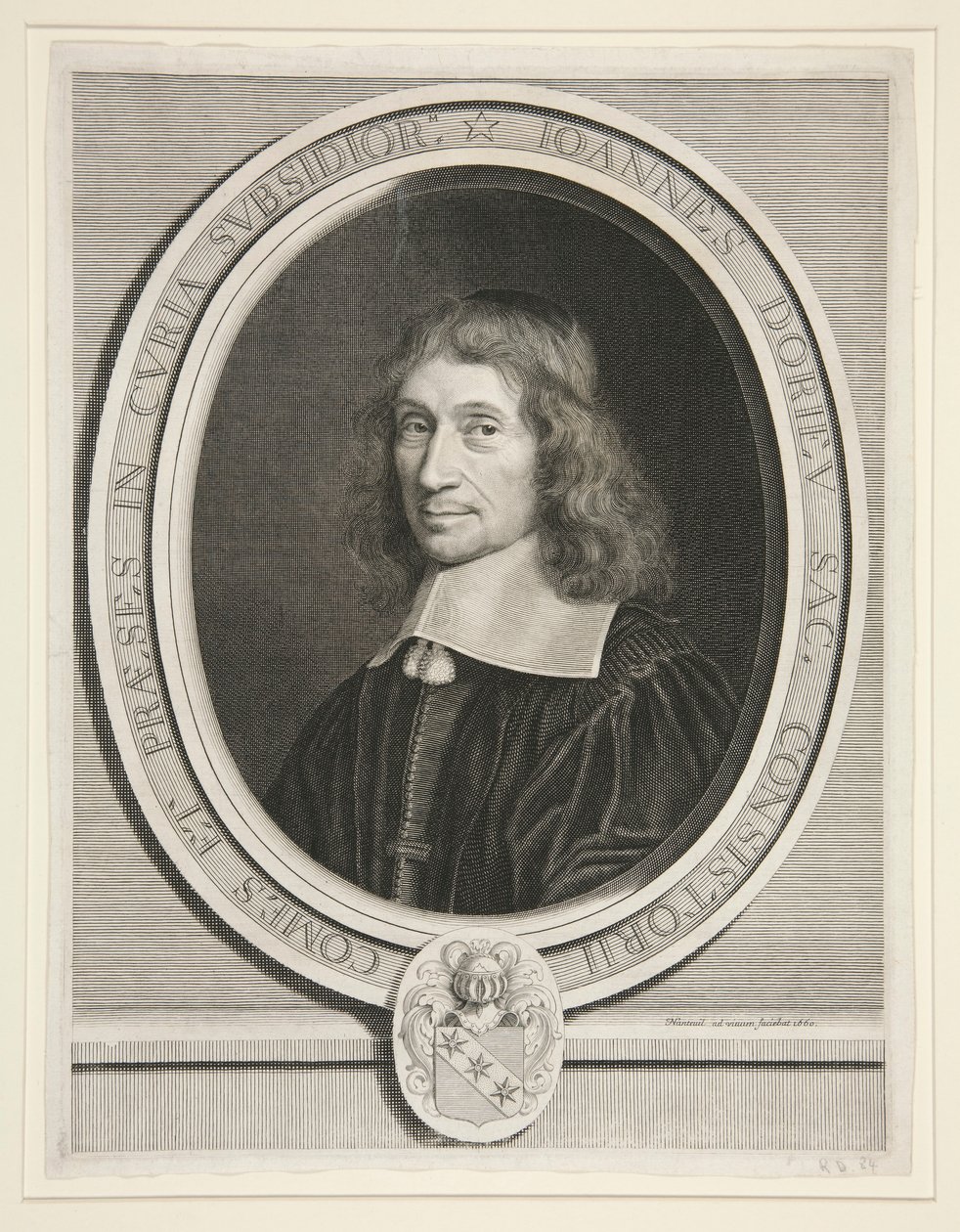 Jean Dorieu, Pr?sident en la Cour des Aides (Presidente no Tribunal de Sida) (1596-1679) de Robert Nanteuil