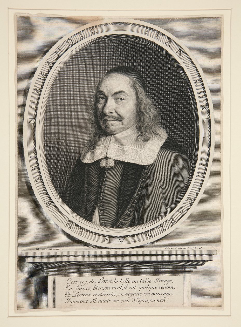 Jean Loret (1595-1665) Escritor francês de Robert Nanteuil