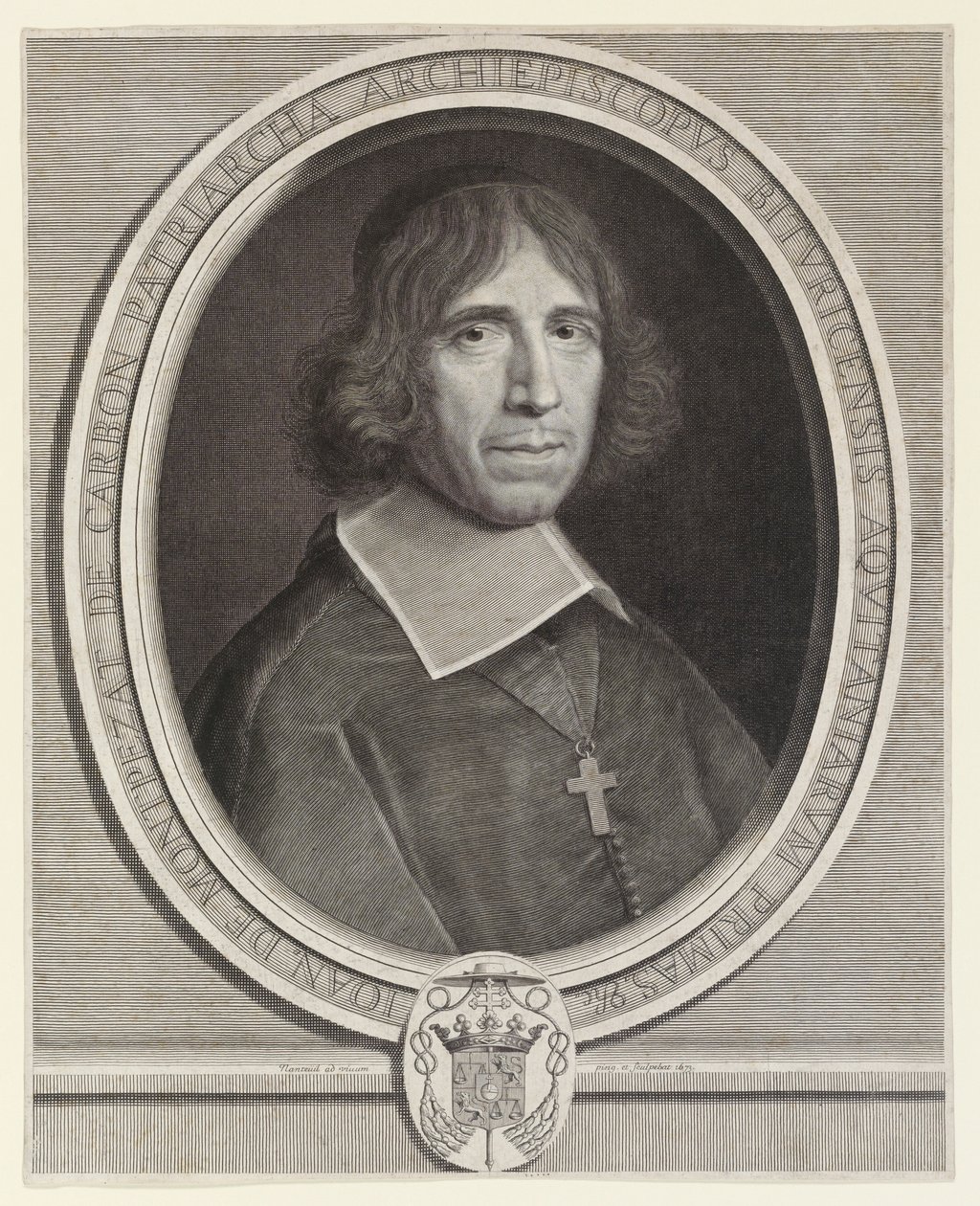 Jean de Montpezat de Carbon, Archev?que de Bourges, puis de Sens (Arcebispo de Bourges, então de Sens) de Robert Nanteuil
