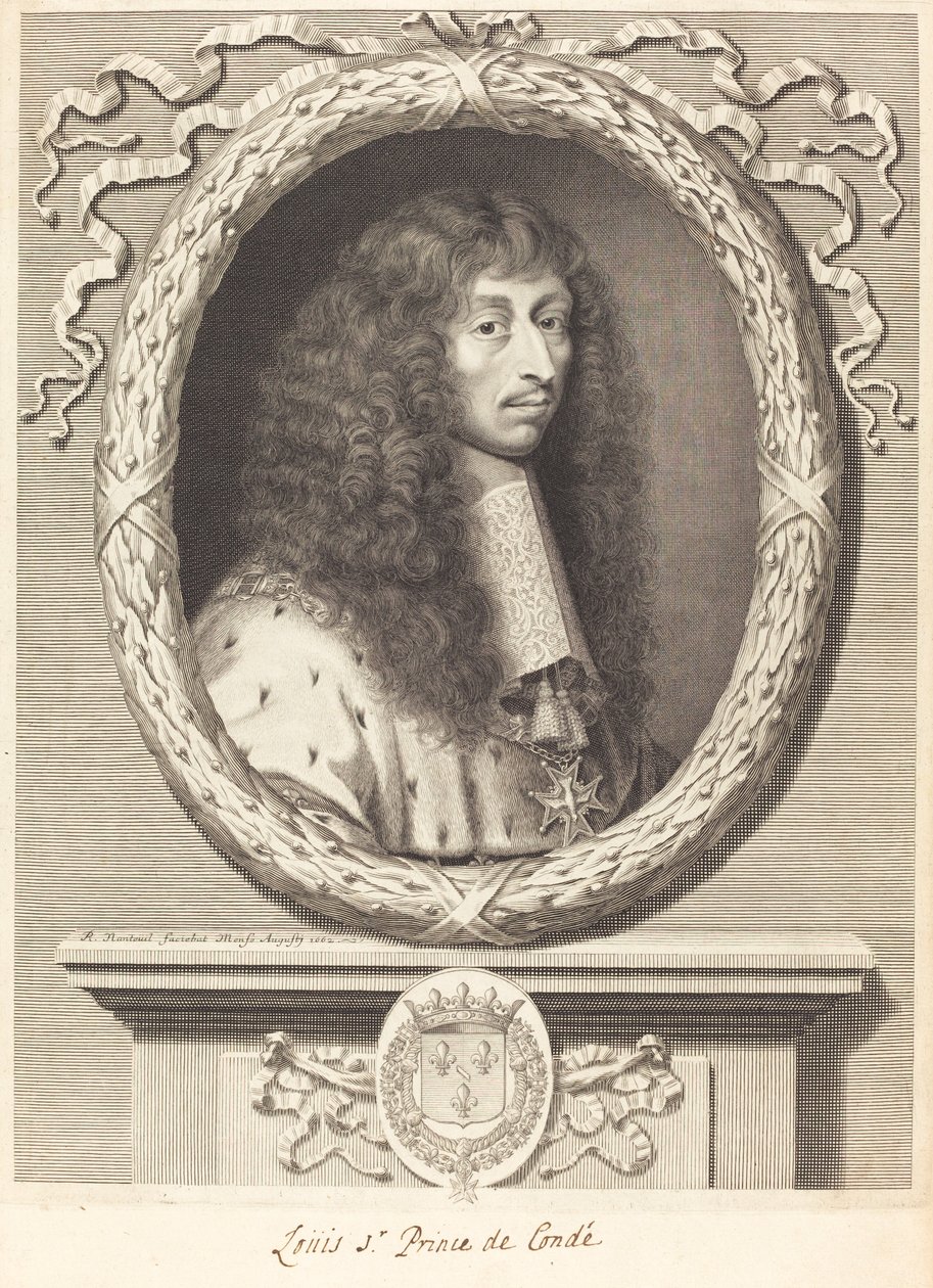 Luís II, Príncipe de Condé de Robert Nanteuil