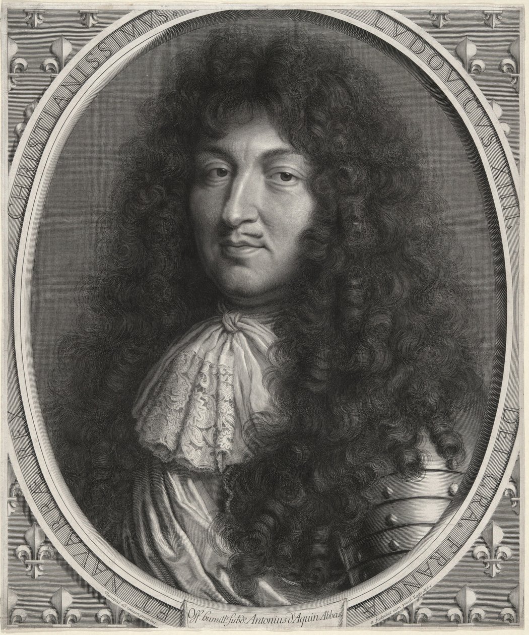 Luís XIV, rei de França (1638-1678) de Robert Nanteuil