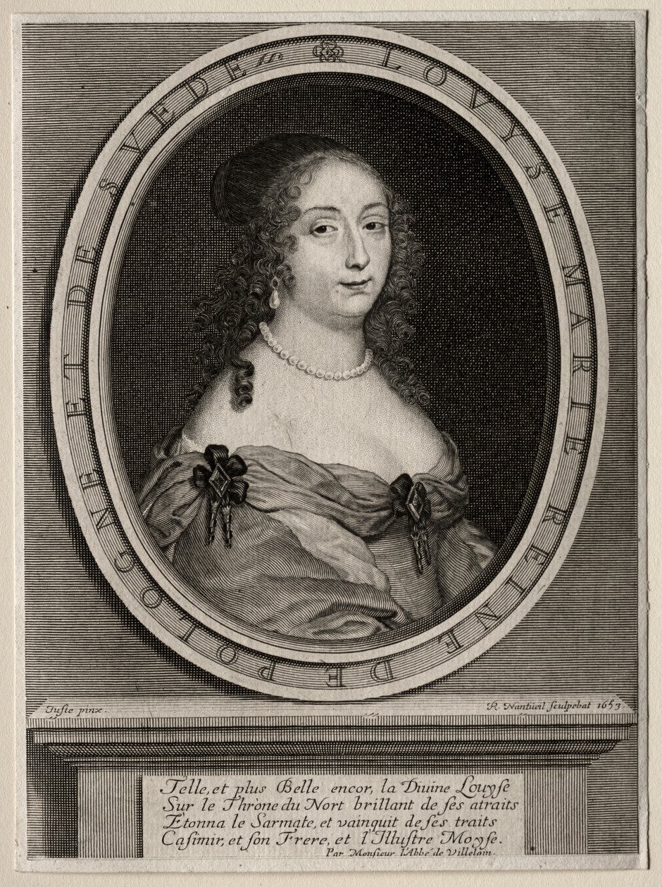 Marie Louise de Gonzague, Rainha da Polônia de Robert Nanteuil