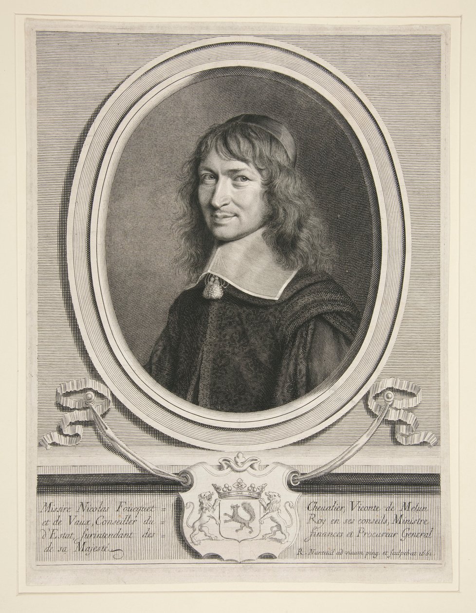 Nicholas Fouquet (Foucquet), Vicount de Melun e de Vaux de Robert Nanteuil