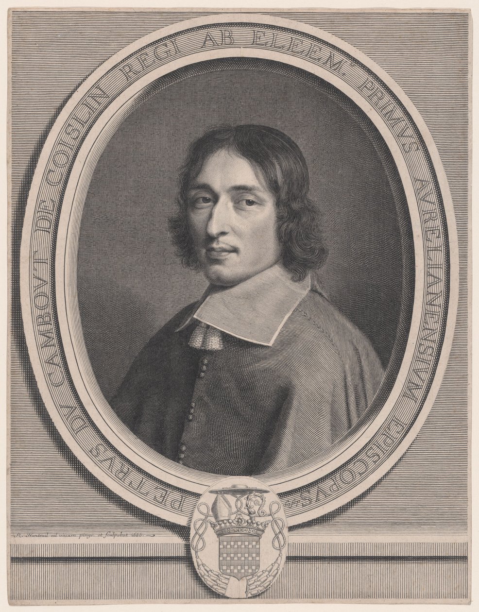 Pierre-Arnoud du Cambout, cardeal de Coislin (cardeal de Coislin) de Robert Nanteuil