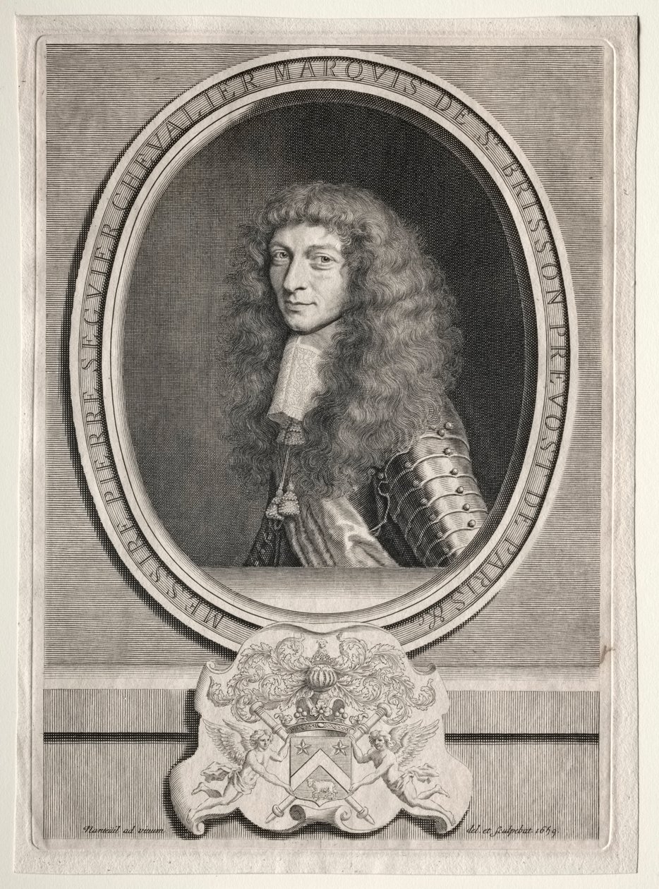 Pierre Seguier Chevalier, Marquês de St. Brisson de Robert Nanteuil
