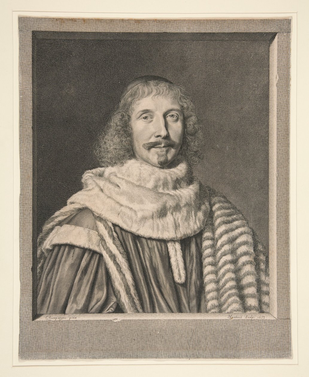 Pomponne de Bellièvre (1606-1657), primeiro presidente do Parlamento de Paris de Robert Nanteuil