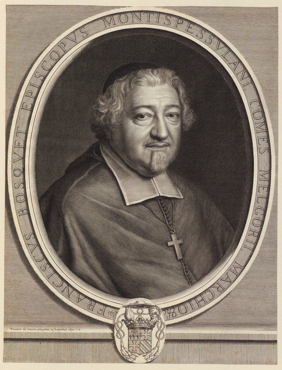 Retrato de François Bousquet de Robert Nanteuil