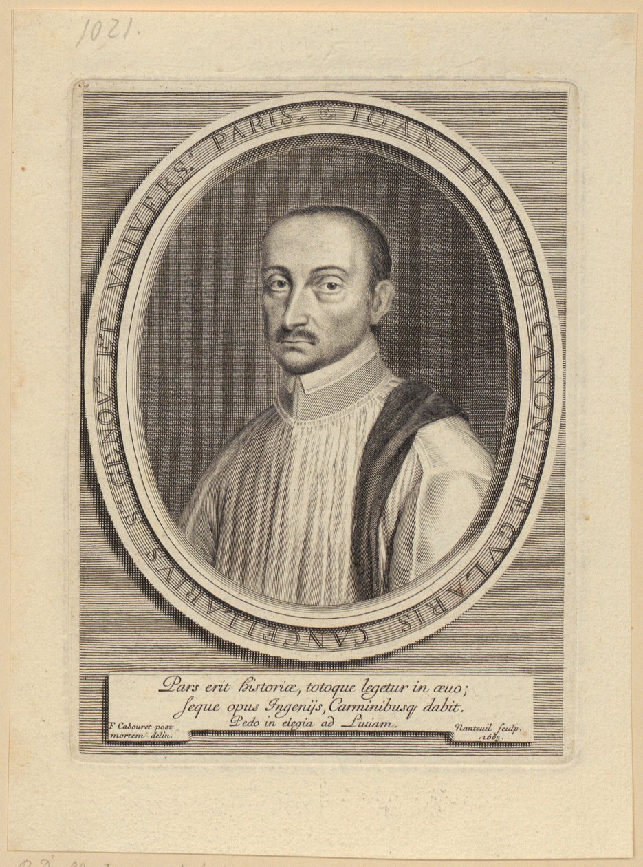 Retrato de Jean Fronteau de Robert Nanteuil