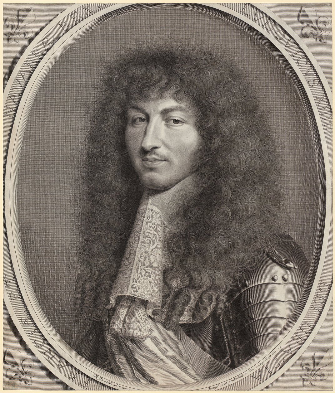 Retrato de Luís XIV de Robert Nanteuil