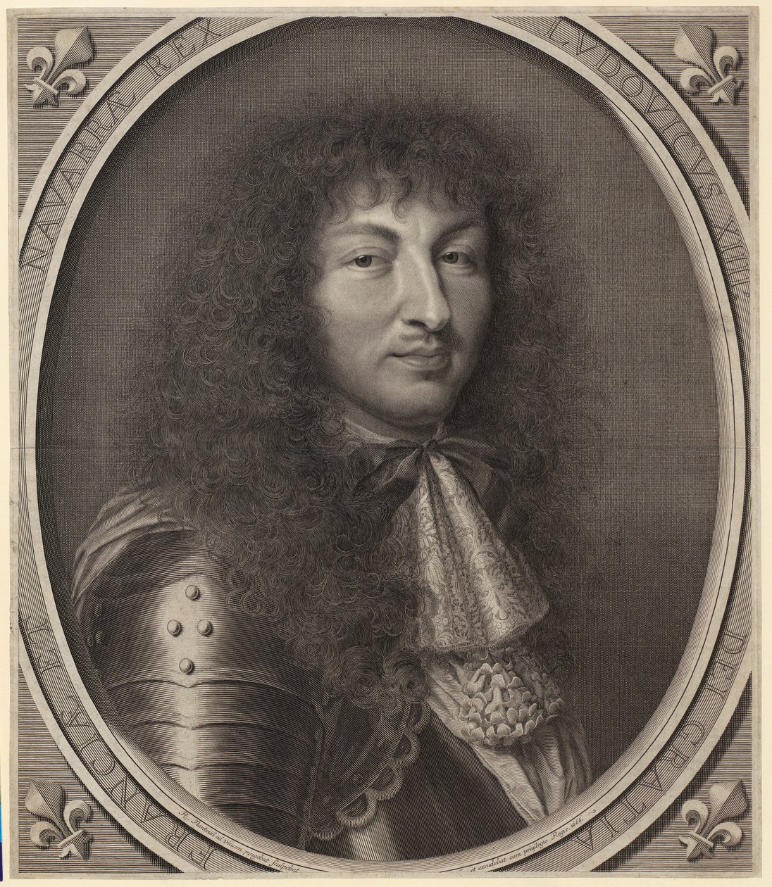 Retrato de Luís XIV de Robert Nanteuil