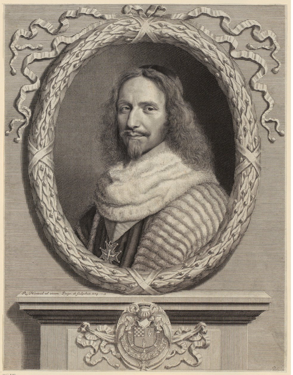 Retrato de Nicolas Potier de Novion de Robert Nanteuil