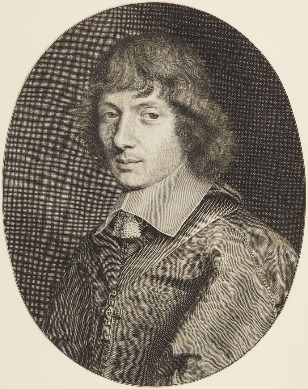 Retrato de François de Clairmont-Tonnerre de Robert Nanteuil