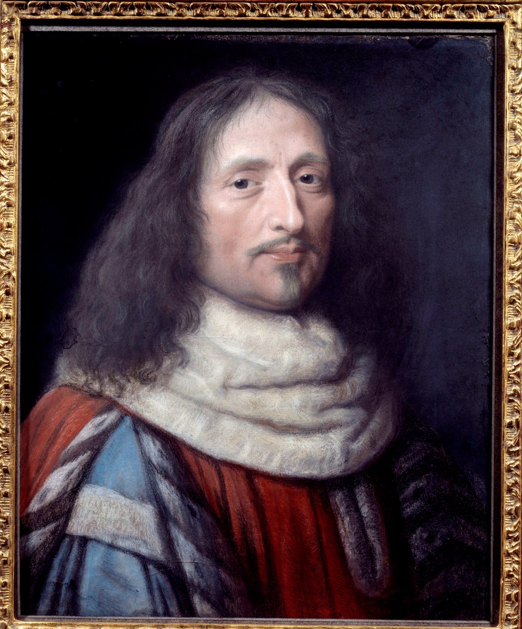 Retrato de Guillaume de Lamoignon (1617-1677) Primeiro Presidente do Parlamento de Paris Pintura de Robert Nanteuil (1623-1678) Paris do século XVII, Musee Carnavalet de Robert Nanteuil