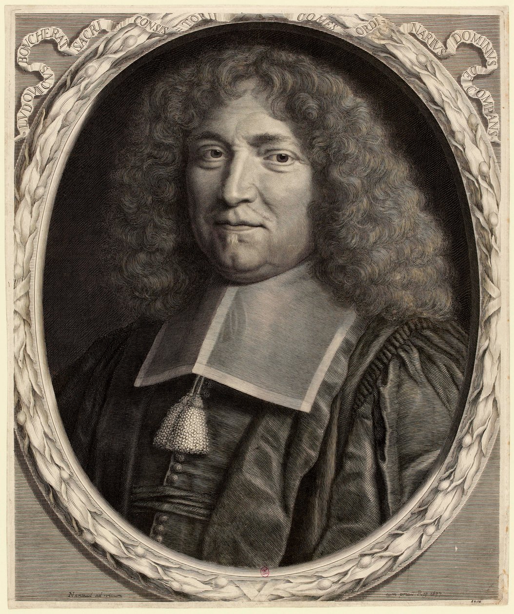 Retrato de Louis Boucherat 1616-1699, Chanceler da França, 1677. de Robert Nanteuil