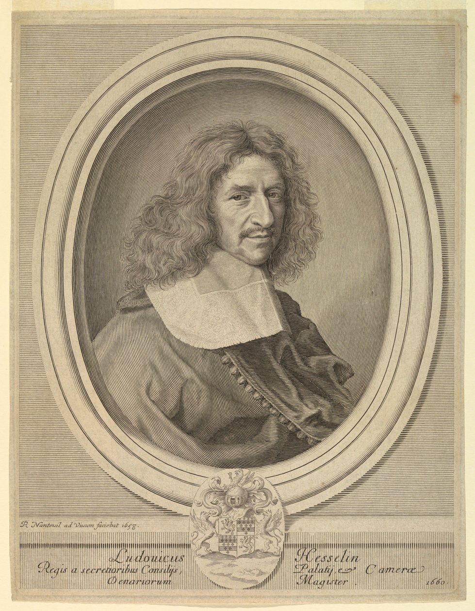 Retrato de Louis Hesselin de Robert Nanteuil