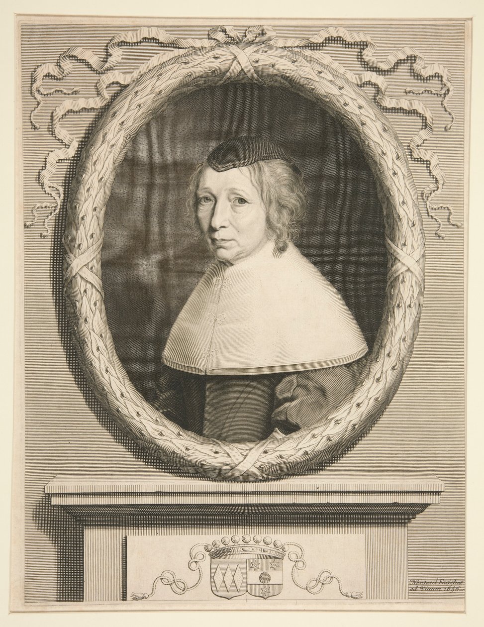 Retrato de Marie de Bragelogne (Madame Bouthillier) de Robert Nanteuil