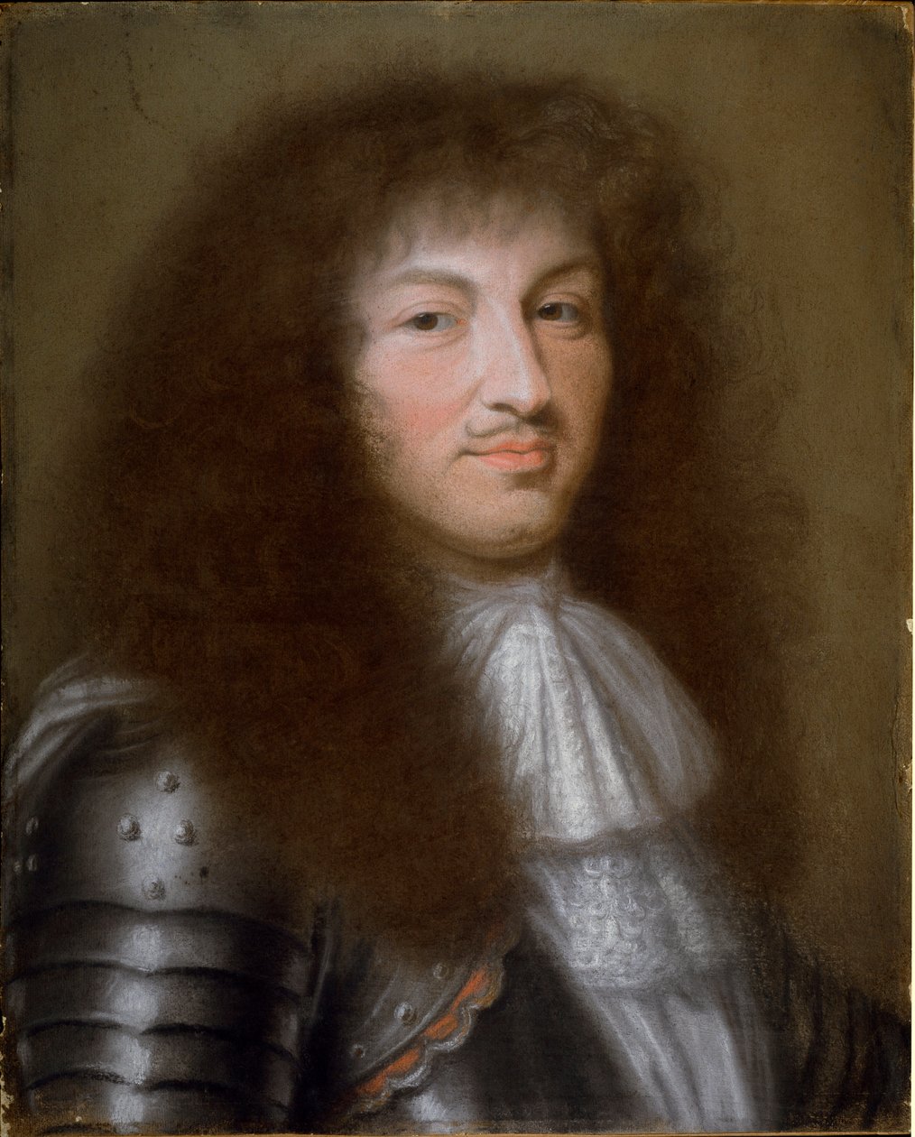 Retrato do Rei da França Luís XIV de Robert Nanteuil