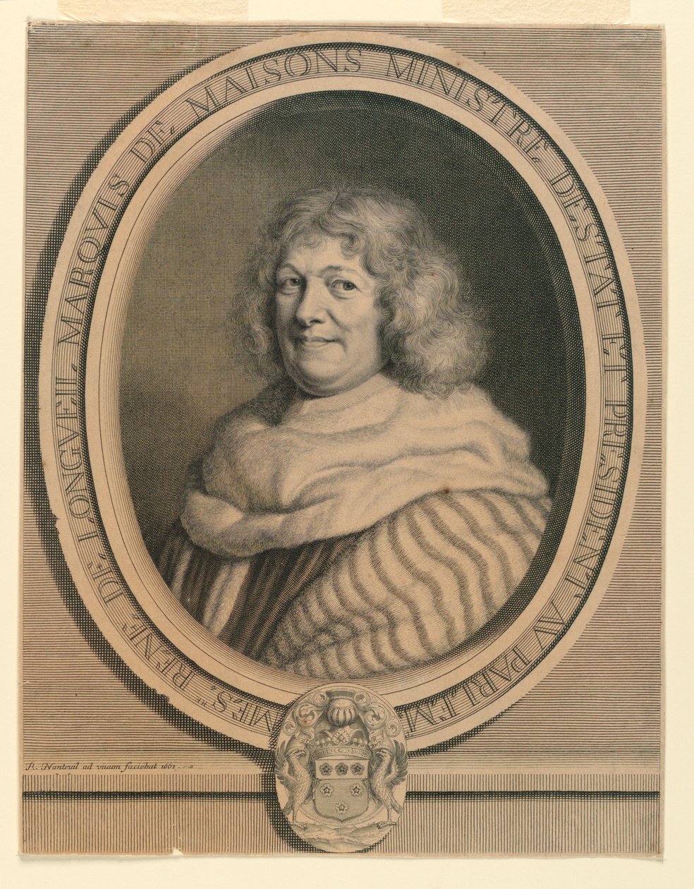 Retrato do Marquês de Longveil de Robert Nanteuil