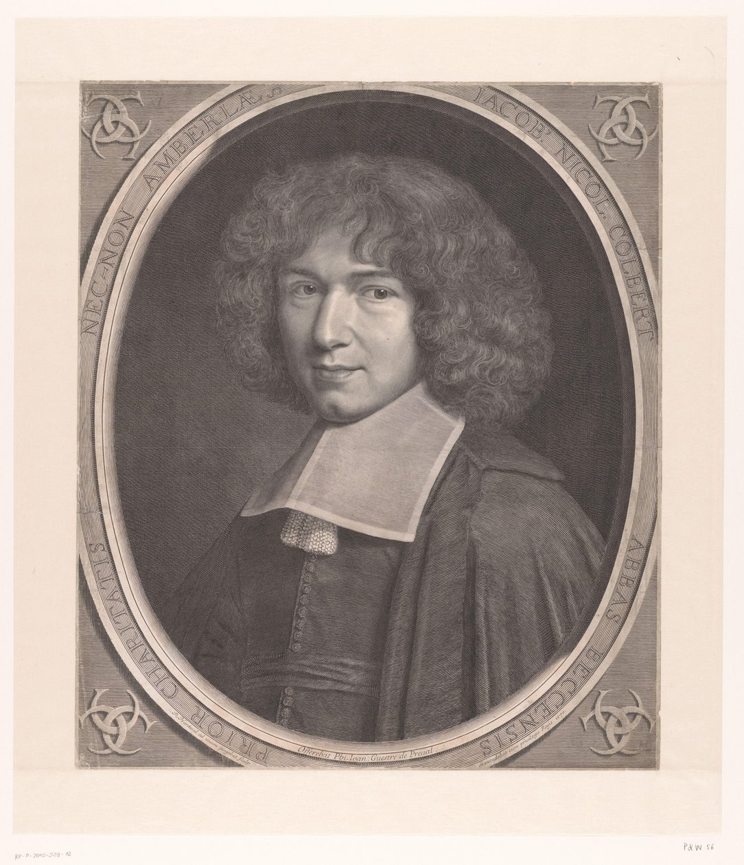 Retrato de Jacques-Nicolas Colbert
Jacob Nicol Colbert (...) (título sobre o objecto) de Robert Nanteuil