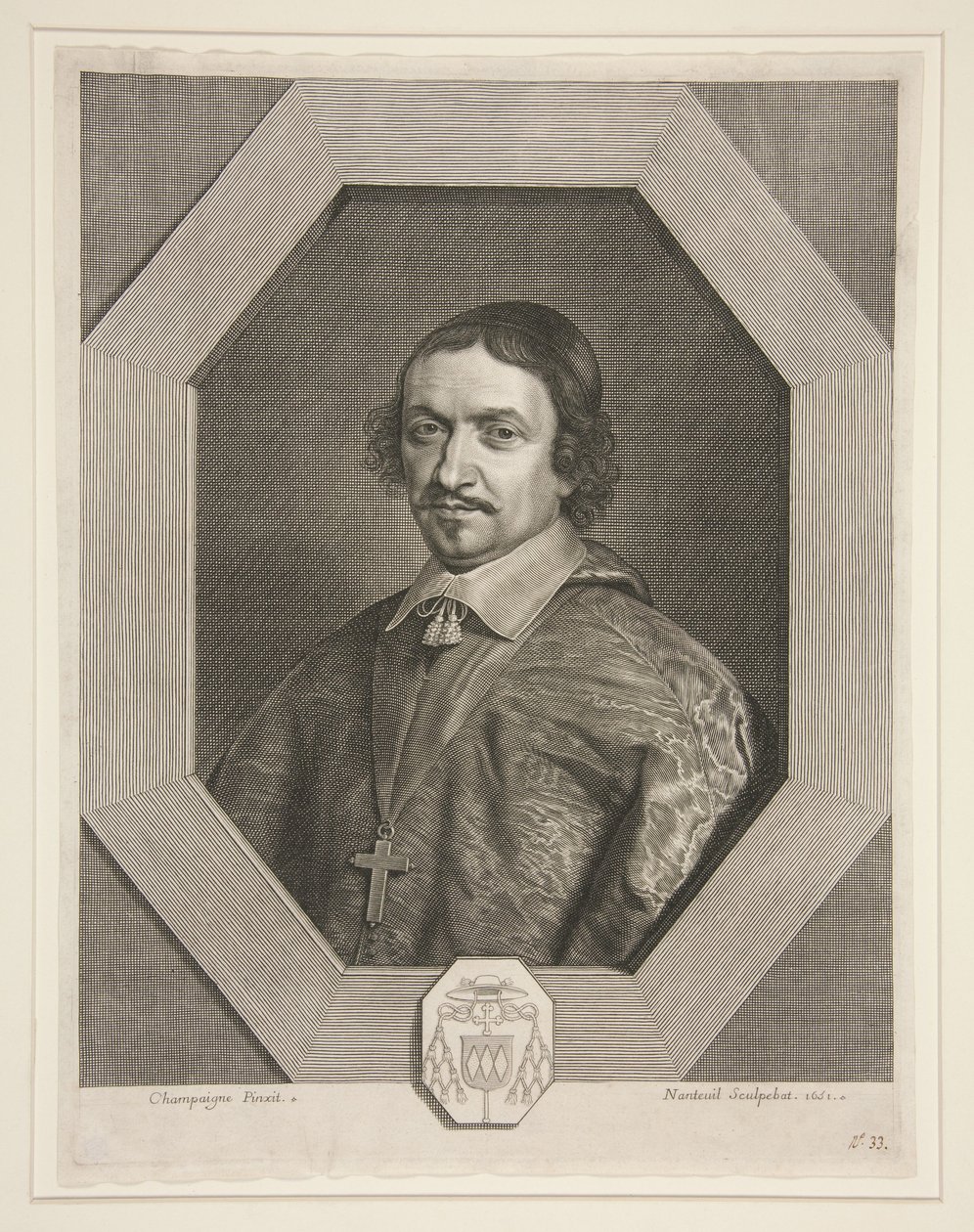Victor Le Bouthellier, arcebispo de Tours (1596-1670) de Robert Nanteuil