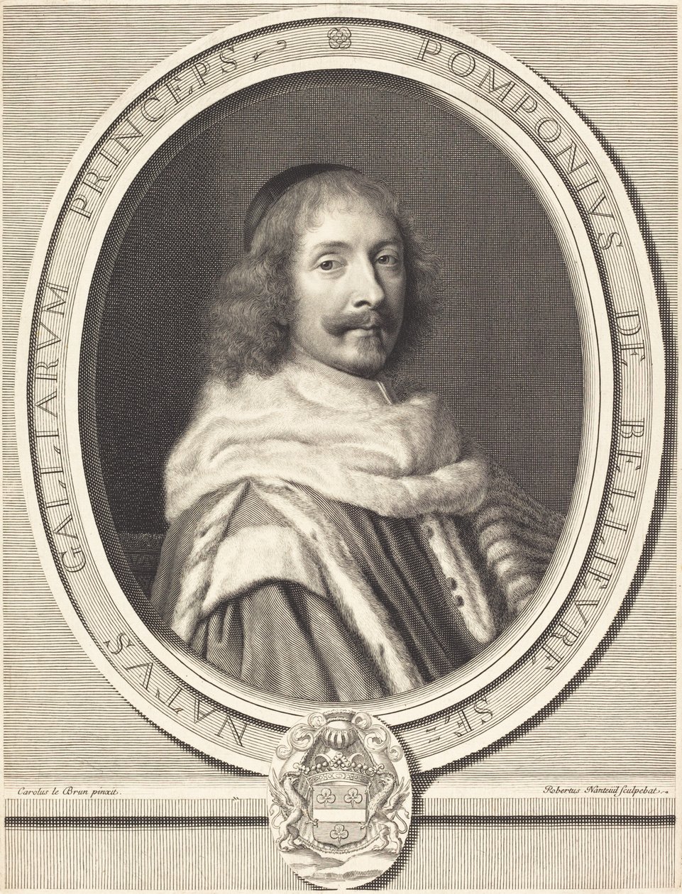 Pomponne de Bellevre de Robert Nanteuil after Charles Le Brun