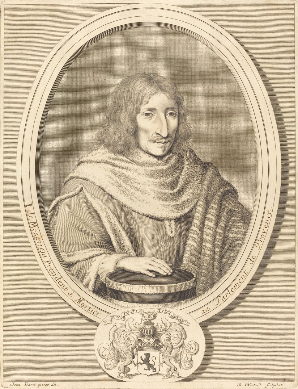 Jean de Mesgriny de Robert Nanteuil after Jean Daret