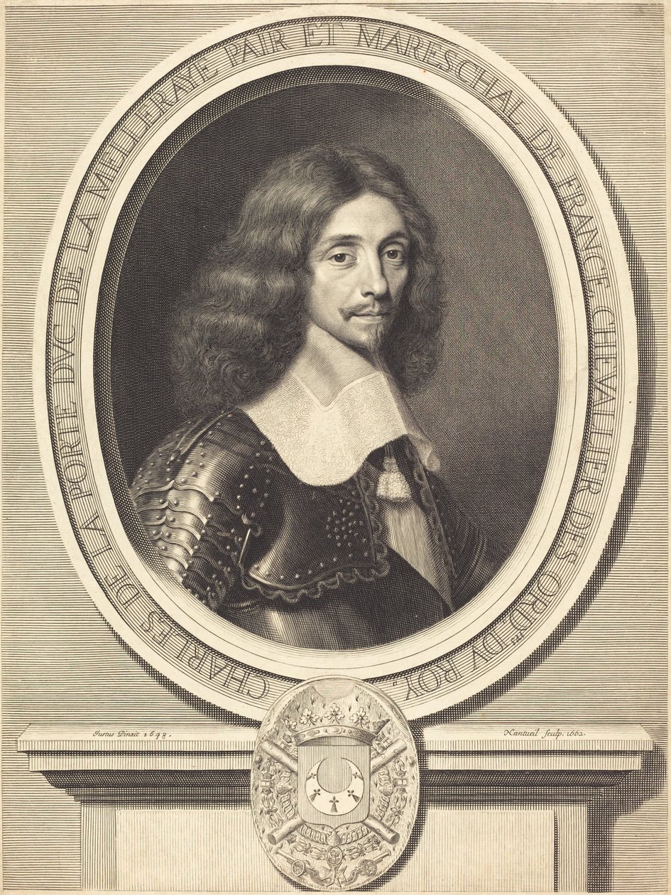Marechal de La Meilleraye de Robert Nanteuil after Justus van Verus