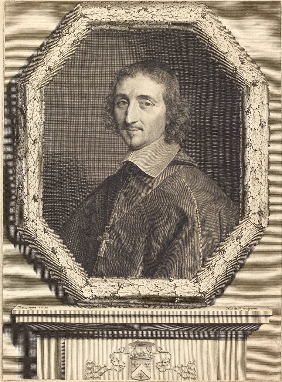 Fernando de Neufville de Robert Nanteuil after Philippe de Champaigne