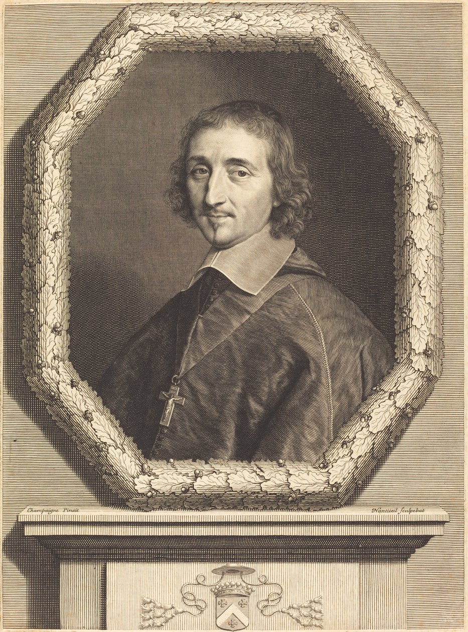 Fernando de Neufville de Robert Nanteuil after Philippe de Champaigne