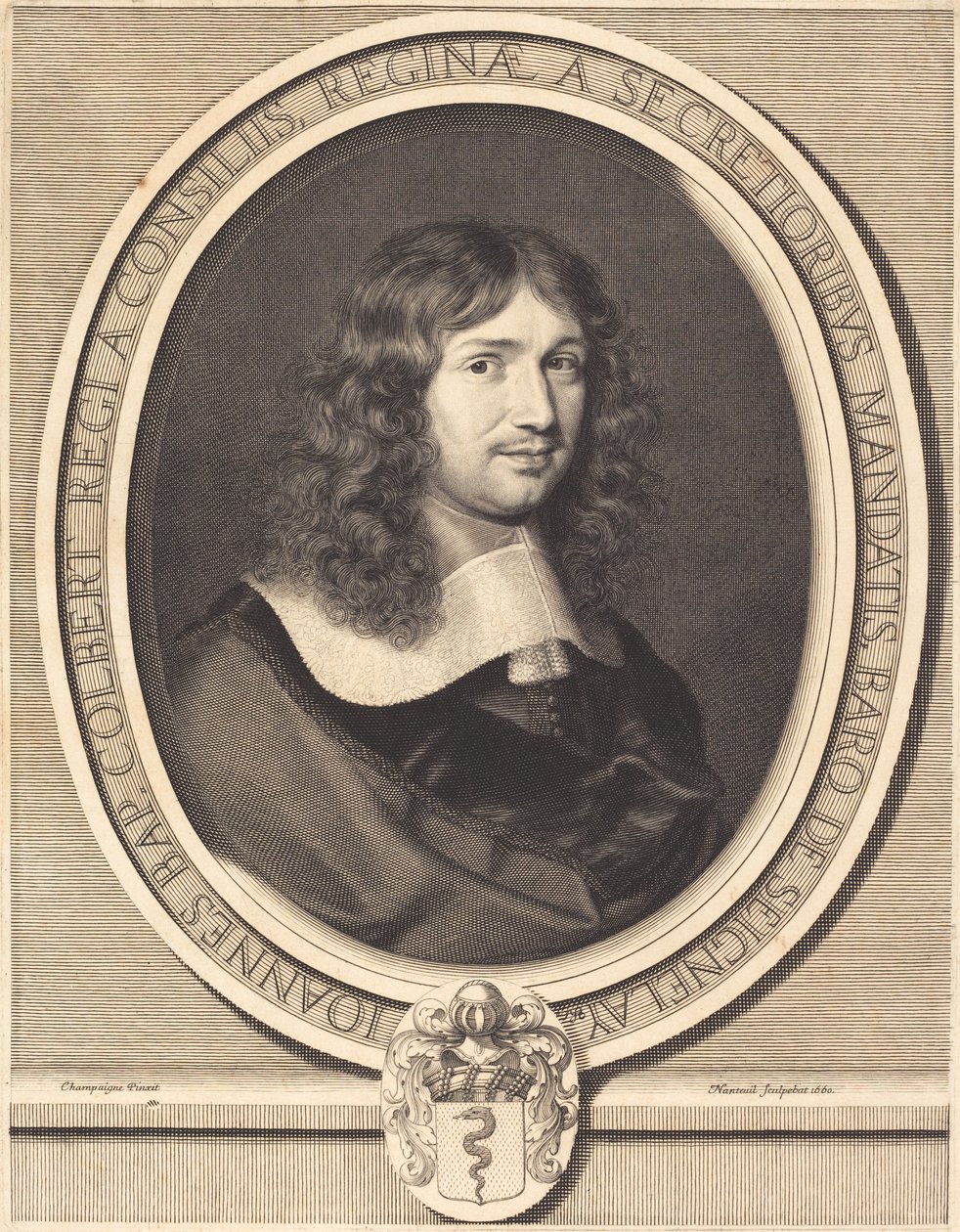 Jean-Baptiste Colbert de Robert Nanteuil after Philippe de Champaigne