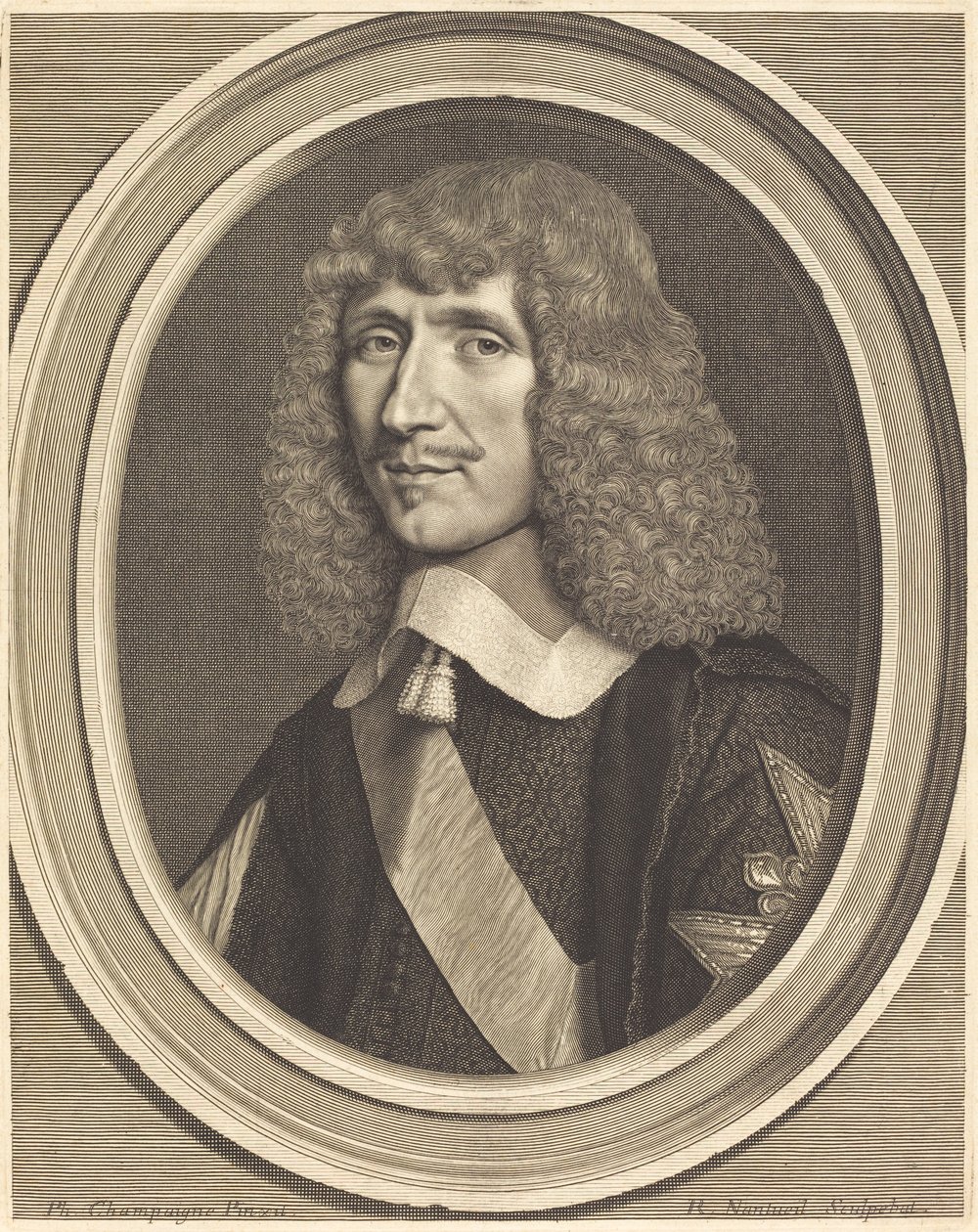 Leon-Bouthillier, Comte de Chavigny de Robert Nanteuil after Philippe de Champaigne