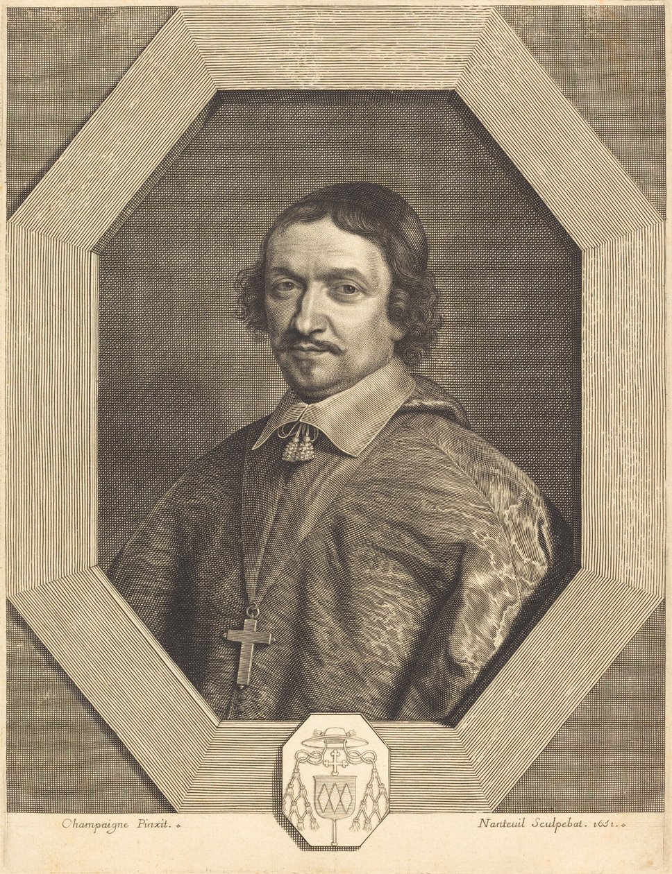 Victor Bouthillier de Robert Nanteuil after Philippe de Champaigne