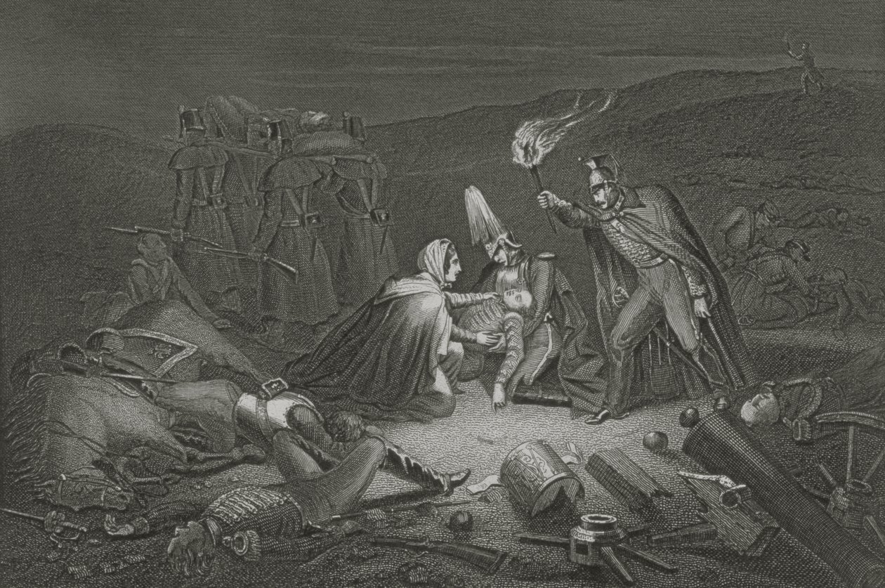 O campo de batalha da Alma, a noite após a batalha, gravada por DJ Pound de Robert Neal Hind