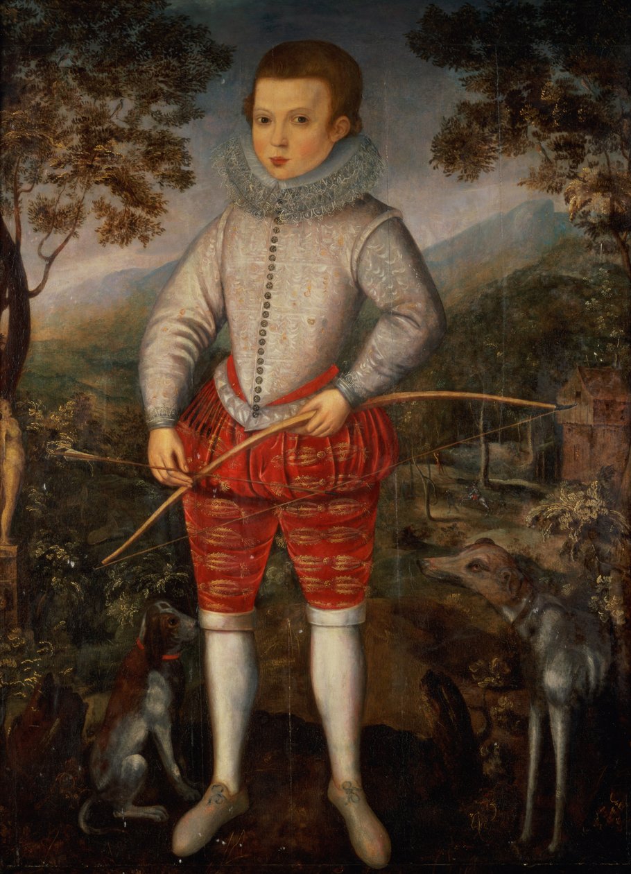 Retrato de um menino de Robert Peake