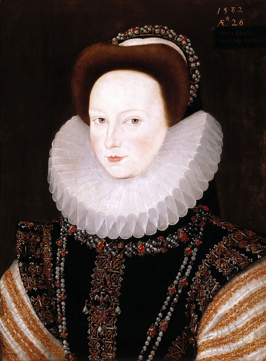 Retrato de Anne Knollys de Robert Peake the elder