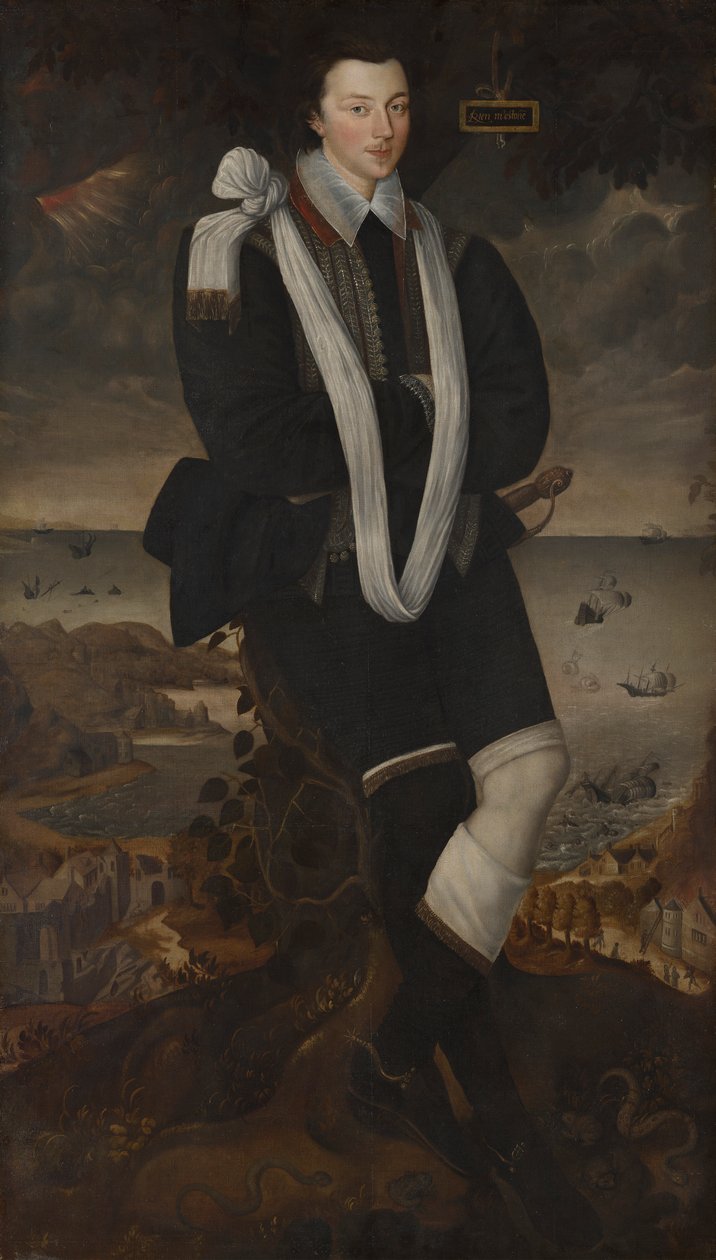Retrato de Anthony Maria Browne, 2º Visconde de Montagu de Robert Peake the elder