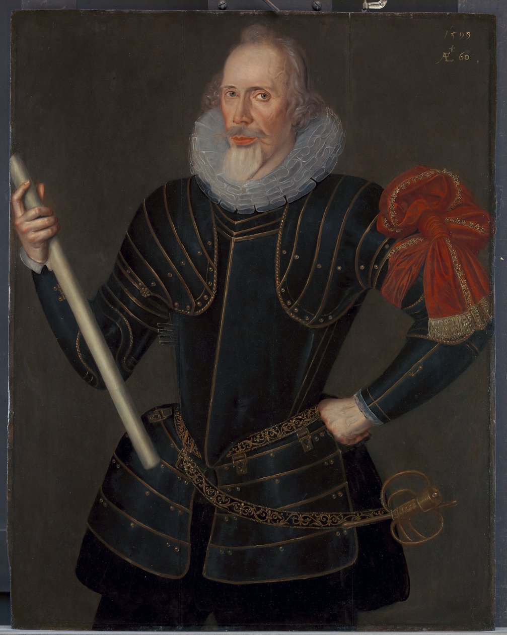 Retrato de um Homem, possivelmente Thomas Howard, terceiro Visconde Bindon (ca. 1539-1611) de Robert Peake the elder