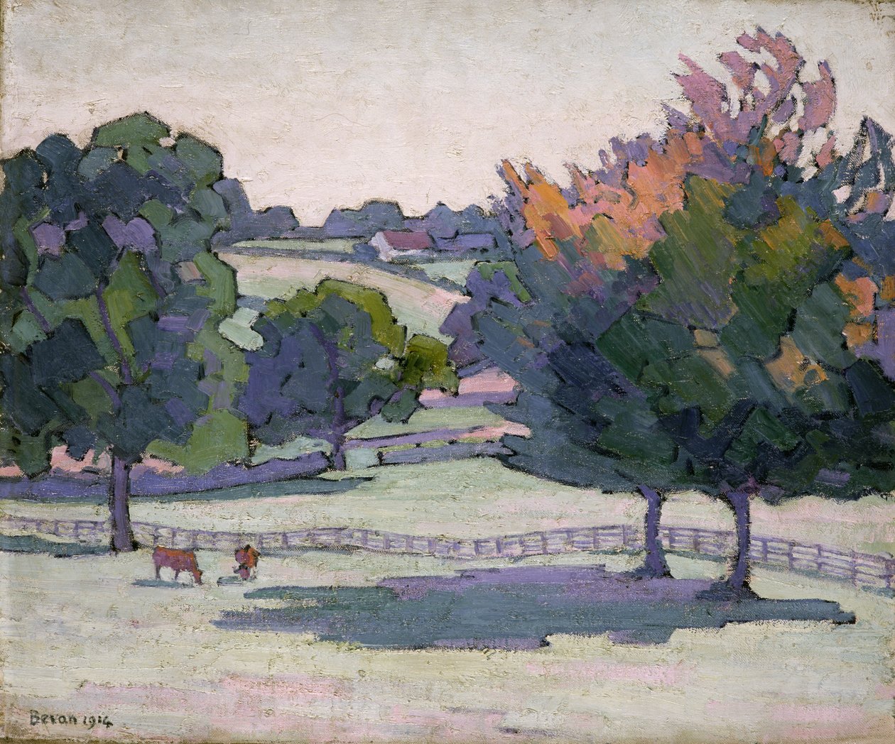 Maples em Cuckfield, Sussex de Robert Polhill Bevan