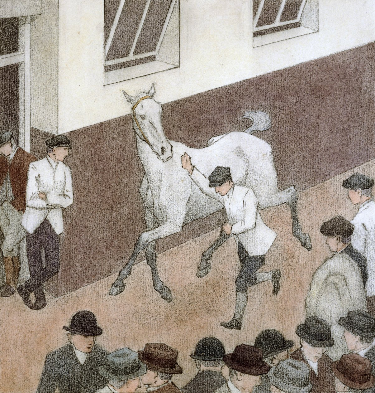 Mostrando os ritmos, Aldridge "s, c.1914 de Robert Polhill Bevan