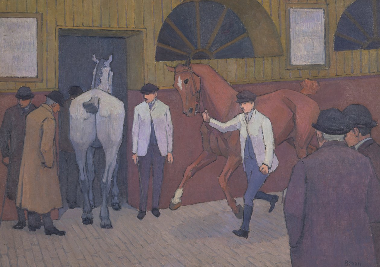 O Horse Mart de Robert Polhill Bevan
