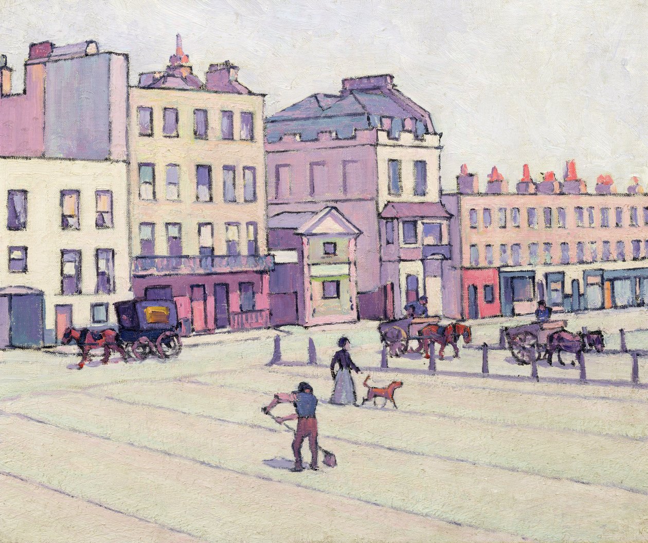 The Weigh House, Cumberland Market, c.1914 (óleo sobre tela) de Robert Polhill Bevan